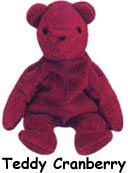 Teddy-cranberry old