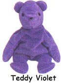 Teddy-violet old
